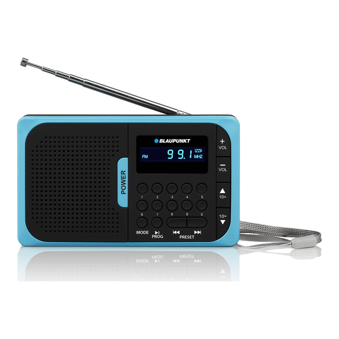 Tragbares UKW-Radio mit Blaupunkt PR5BL USB / SD MP3-Wiedergabe