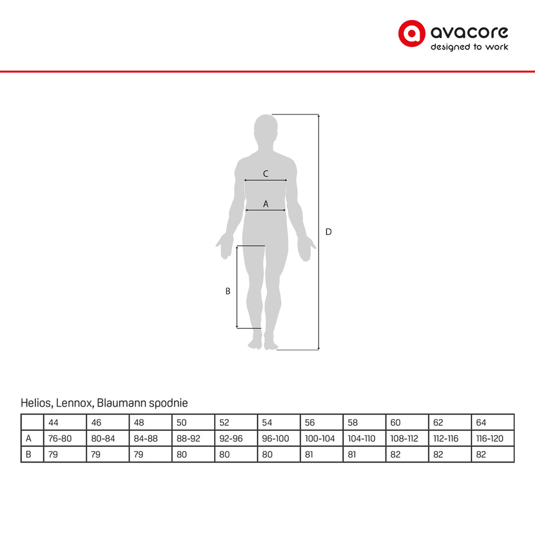 LENNOX AVACORE Latzhose Grau-schwarz Größe 56 (103-108)