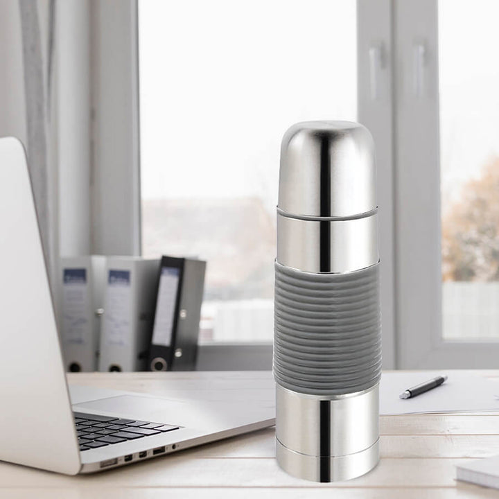 Thermoskanne 1000 ml Maestro MR-1630-100 aus Edelstahl 33 x 8,5 cm