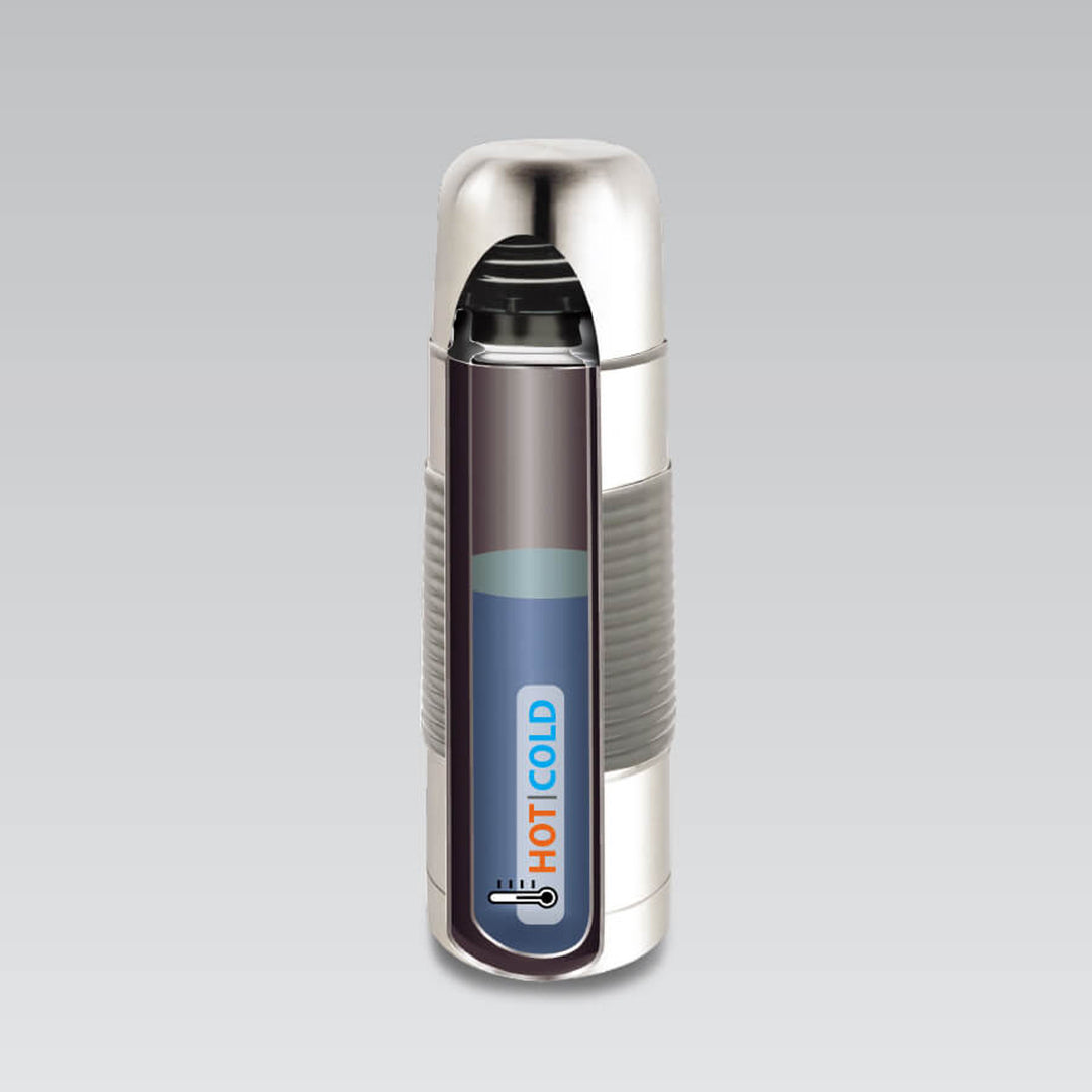 Thermoskanne 750 ml Maestro MR-1630-75 aus Edelstahl 29,5 x 8,5 cm