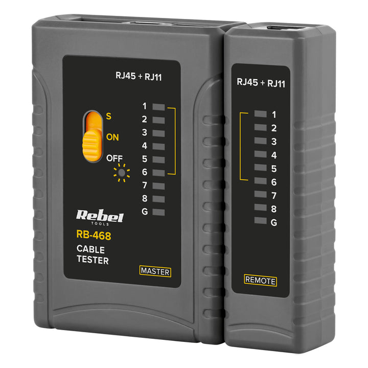 Telefonleitungstester RJ11 R12 RJ45 REBEL RB-468