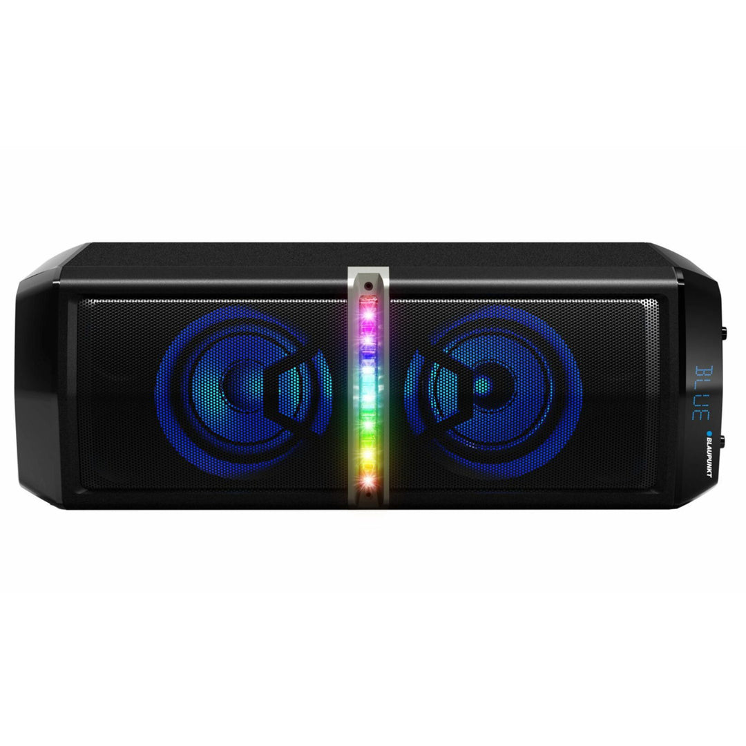 Party Lautsprecher Tragbarer Bluetooth-Lautsprecher Kabellos 2 x 30W RMS Fernbedienung Karaoke Funktion Disco Beleuchtung
