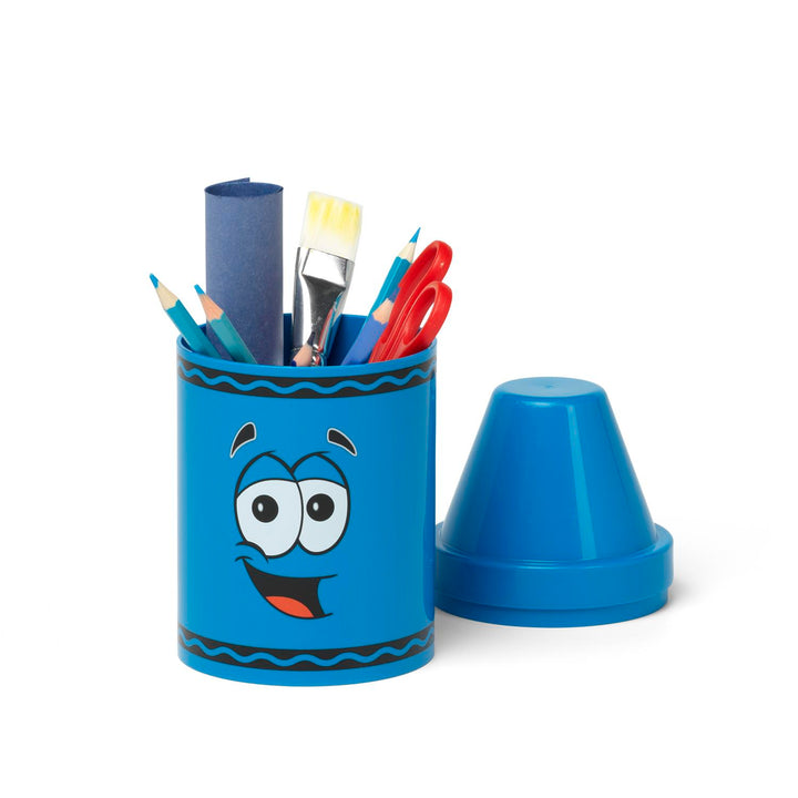 Crayola 74060804 Crayola Tip Aufbewahrungsbehälter Crayon Pencil Pen Box Desk Organizing Kinderzimmer - Blau