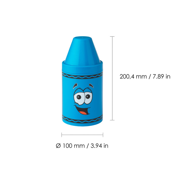 Crayola 74060804 Crayola Tip Aufbewahrungsbehälter Crayon Pencil Pen Box Desk Organizing Kinderzimmer - Blau