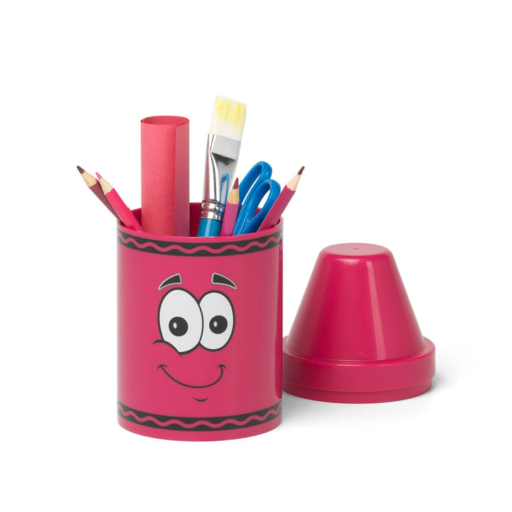 Crayola 74060805 Crayola Tip Aufbewahrungsbehälter Crayon Pencil Pen Box Desk Organizing Kinderzimmer - Rosa