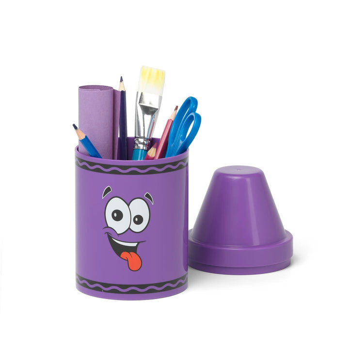 Crayola 74060806 Crayola Tip Aufbewahrungsbehälter Crayon Pencil Pen Box Desk Organizing Kinderzimmer - Lila