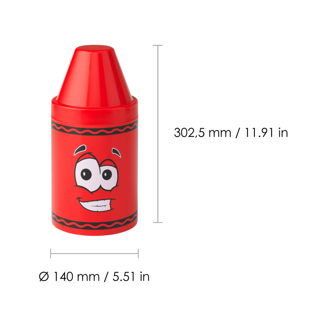 Crayola 74050801 Crayola Tip Aufbewahrungsbehälter Crayon Pencil Pen Kinderzimmer Spielzeug Organisieren - Rot