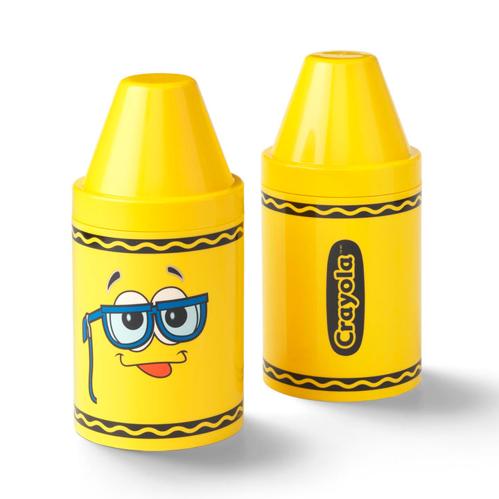 Crayola 74050802 Crayola Tip Aufbewahrungsbehälter Crayon Pencil Pen Kinderzimmer Spielzeug Organisieren - Gelb