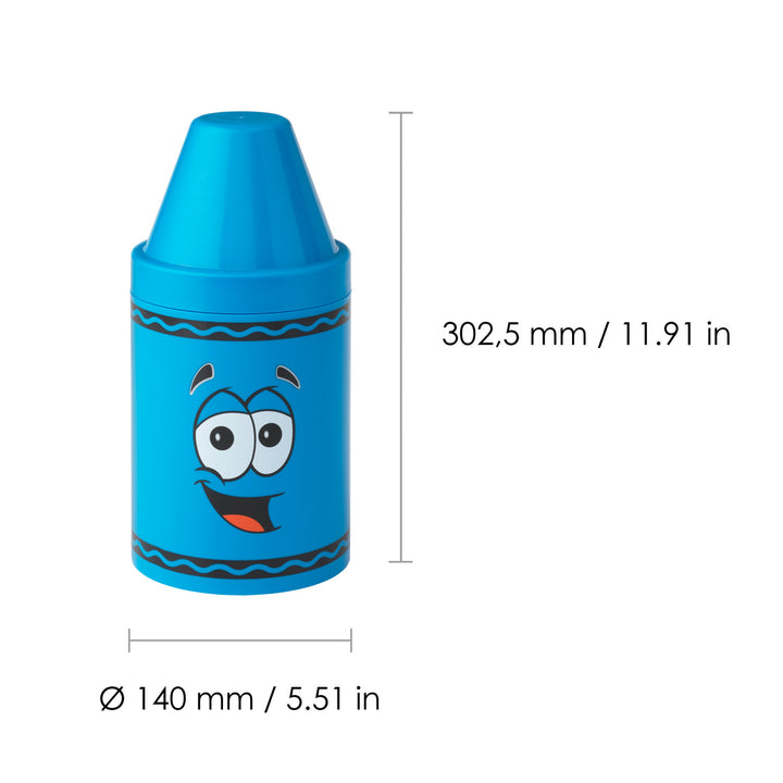 Crayola 74050804 Crayola Tip Aufbewahrungsbehälter Crayon Pencil Pen Kinderzimmer Spielzeug Organisieren - Blau