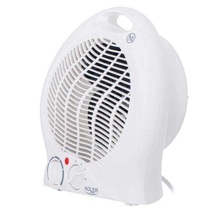 Adler Heizlüfter, Thermostat, Ventilatorfunktion, 2000W, weiß, AD 7728