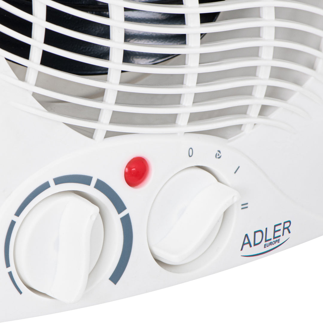 Adler Heizlüfter, Thermostat, Ventilatorfunktion, 2000W, weiß, AD 7728