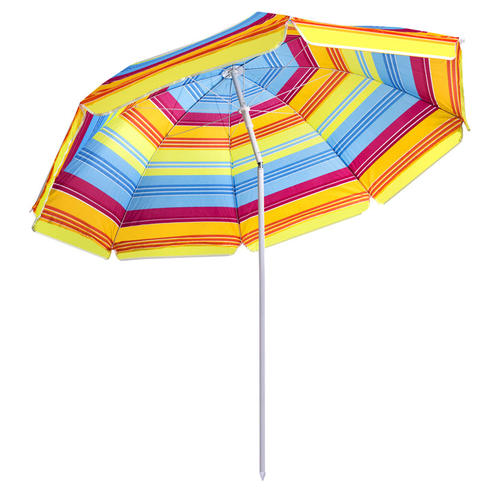 Sonnenschirm 200cm für Garten Strand Gartenschirm Neigbar Höhenverstellbar  Master Grill&amp;Party