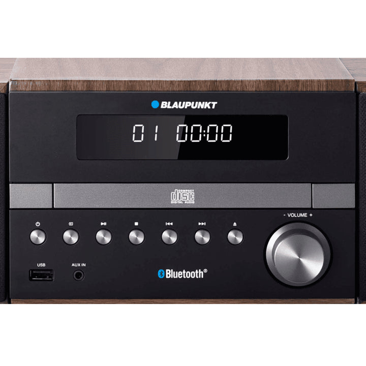 Mikro-HiFi System Stereoanlage mit Bluetooth und Fernbedienung Kompaktanlage FM-Radio 2x50W AUX LED Display CD-Player CD/-R/-RW/MP3/WMA