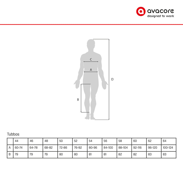 Avacore TUBBOS Bundhose in marineblau/oliv, Größe 52