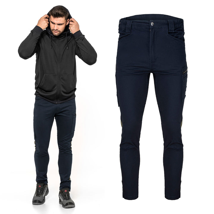 Avacore TUBBOS Bundhose in marineblau/oliv, Größe 52