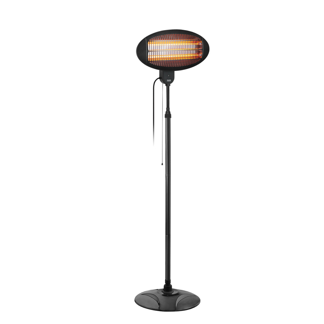 Teesa Elektro-Infrarot-Terrassenstrahler TSA8050 Schwarz