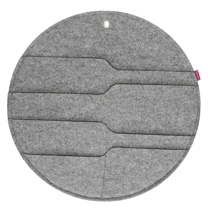 Bertoni Filz-Wandorganizer Circle XL Durchmesser 45 cm - grau, 4 Fächer
