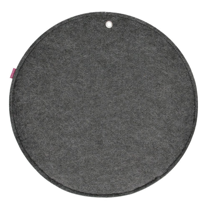 Bertoni Filz-Wandorganizer Kreis L Durchmesser 35 cm - anthrazit, 4 Fächer