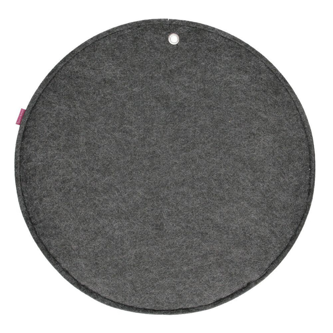 Bertoni Filz-Wandorganizer Circle XL Durchmesser 45 cm - anthrazit, 4 Fächer
