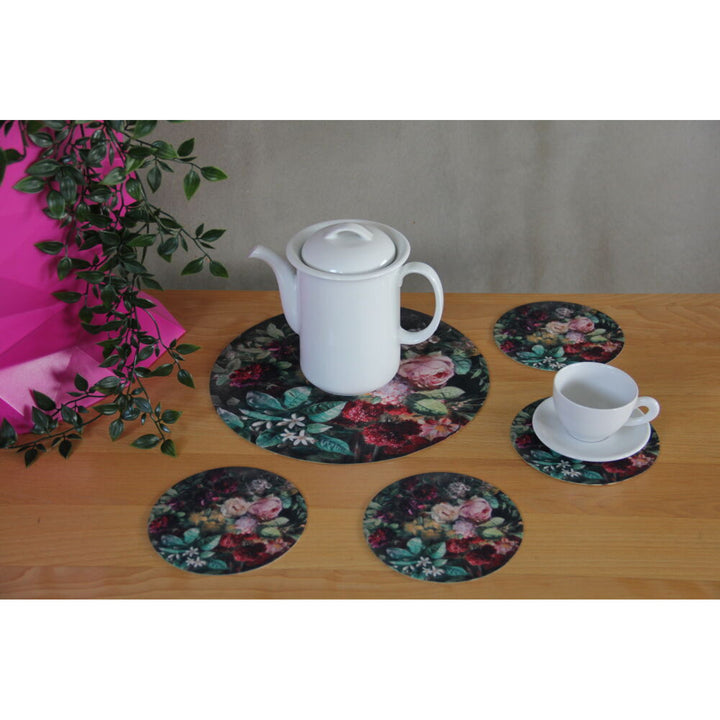 Satz runder Filz-Tischsets 1 + 4 - BUNCH