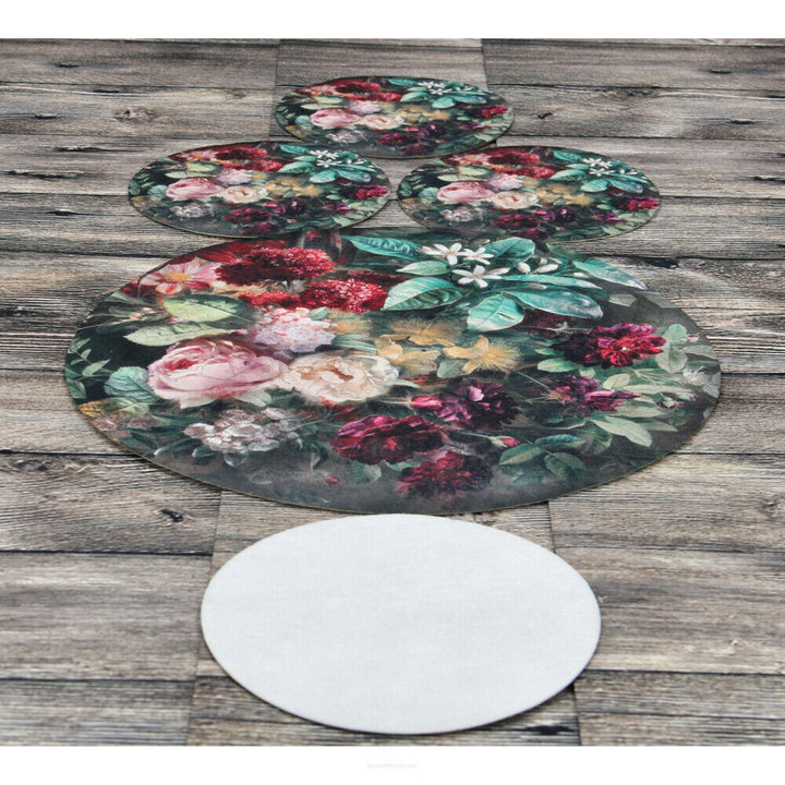 Satz runder Filz-Tischsets 1 + 4 - BUNCH
