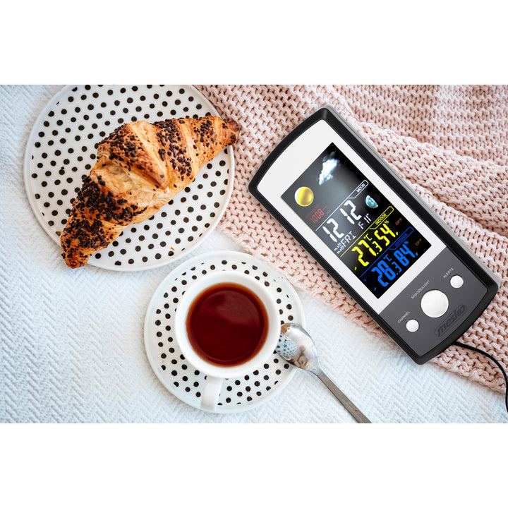 Mesko Wetterstation, Temperatur, Luftdruck, Luftfeuchtigkeit, Vorhersage, MS 1177