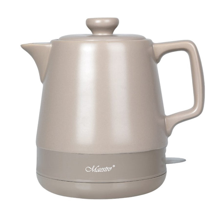 Maestro MR-071 Keramik-Wasserkocher, 1 l, beige, 1200 W, britischer Stecker