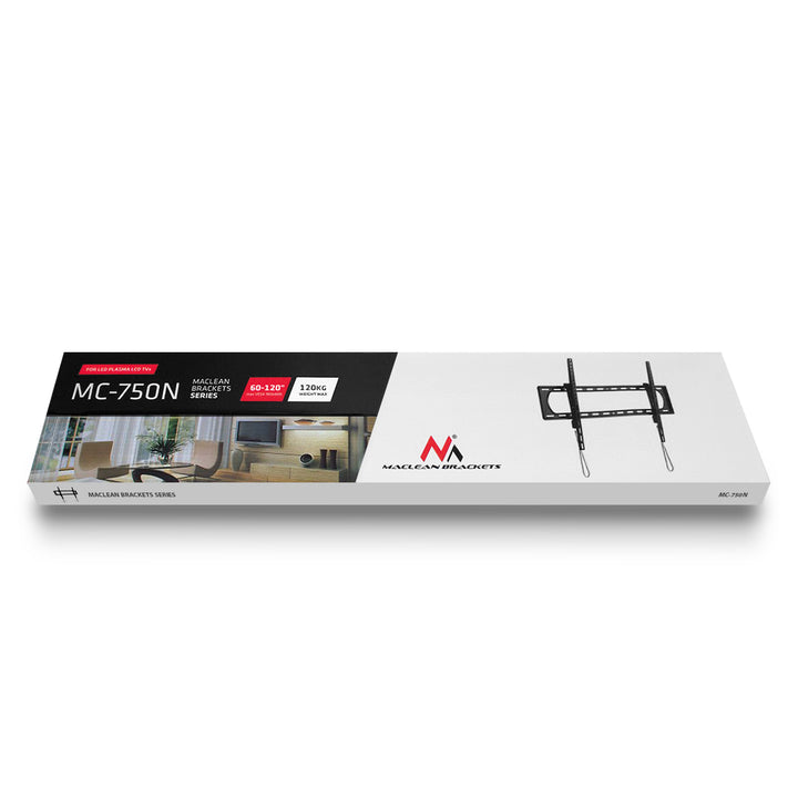 Maclean-Halterung für TV max. VESA 900x600, 60-120", 120kg, schwarz, MC-750N