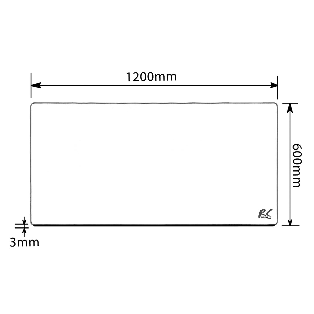 NanoRS Gaming-Schreibtischunterlage 1200x600x3mm, schwarz, RS173