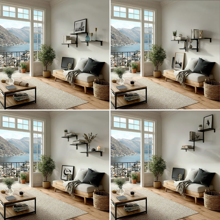 Maclean dreistöckige modulare Regale, 30kg max, MC-974