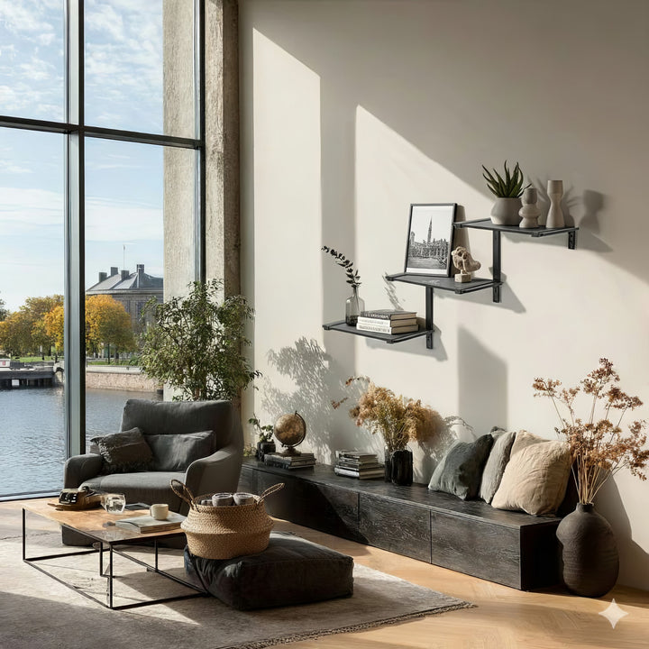 Maclean dreistöckige modulare Regale, 30kg max, MC-974