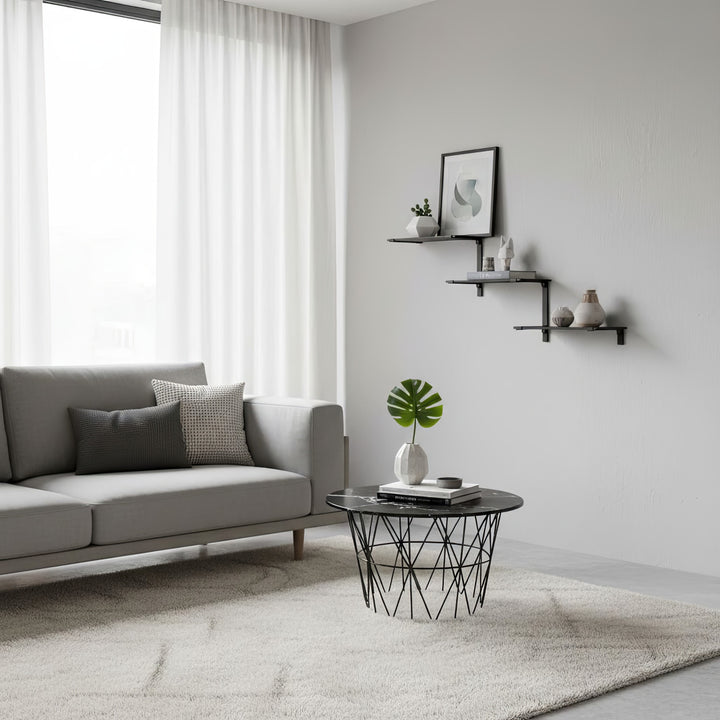 Maclean dreistöckige modulare Regale, 30kg max, MC-974