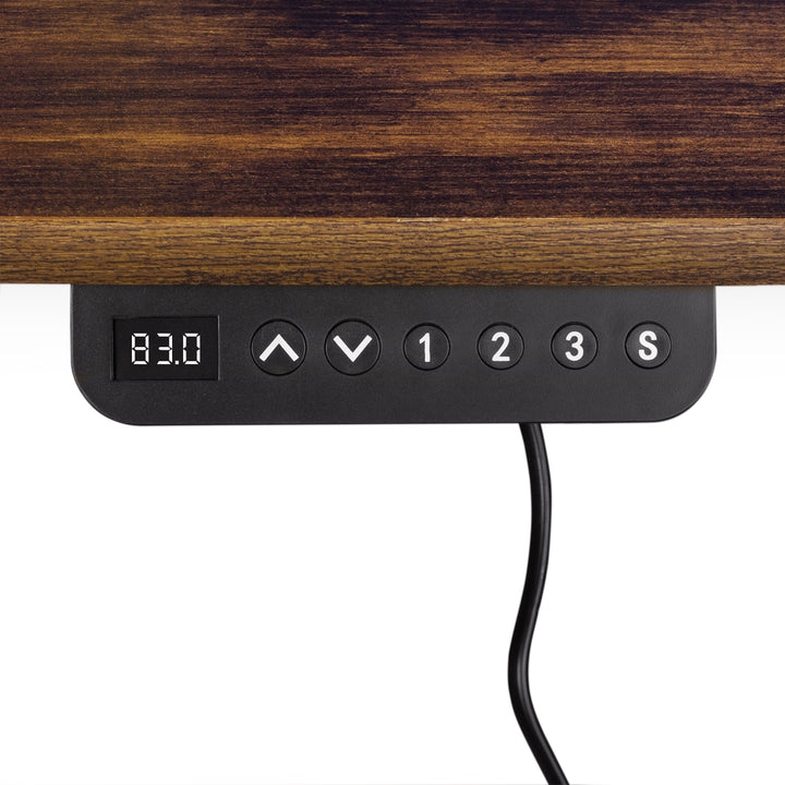 Schreibtisch Ergo Office elektrisch höhenverstellbar, für Stehen und Sitzen, max Höhe 114cm, ER-451
