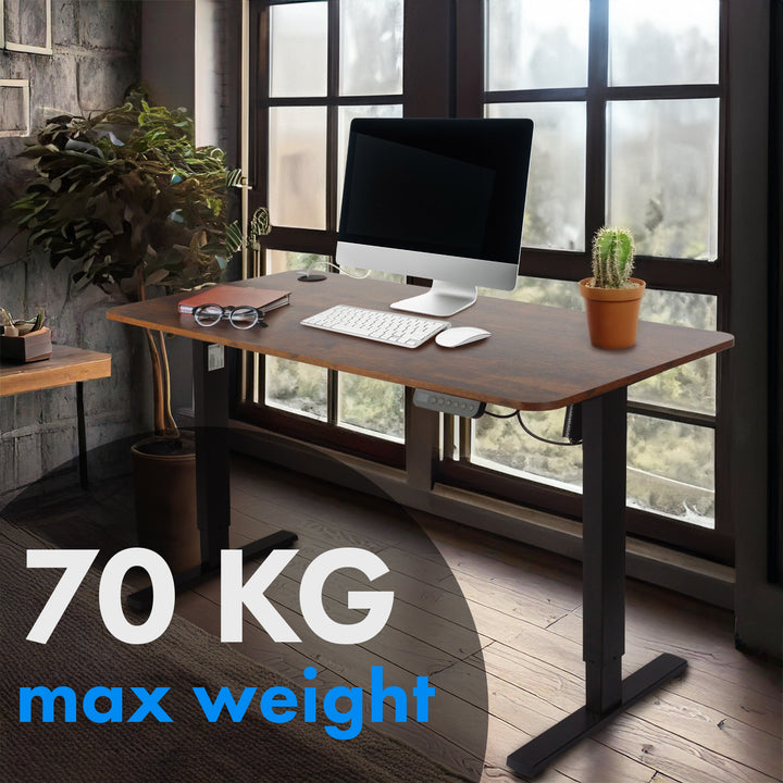 Schreibtisch Ergo Office elektrisch höhenverstellbar, für Stehen und Sitzen, max Höhe 114cm, ER-451