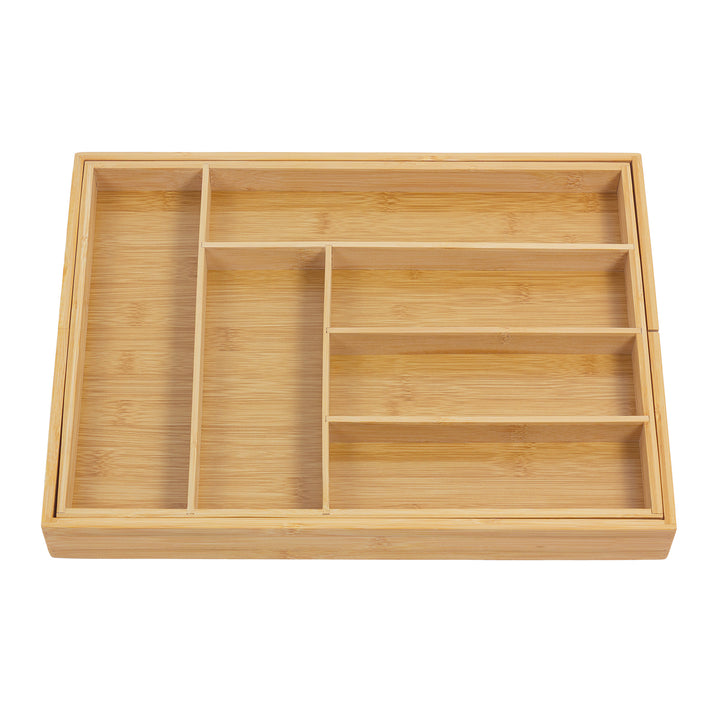GreenBlue ausziehbarer Bambus-Besteckhalter, 325-500x430x45mm, GB379