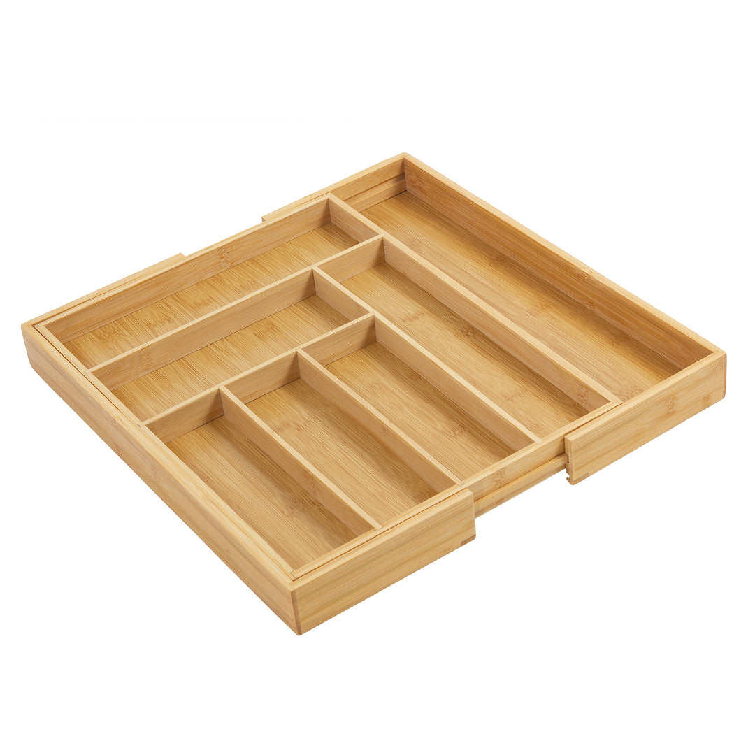 GreenBlue ausziehbarer Bambus-Besteckhalter, 325-500x430x45mm, GB379