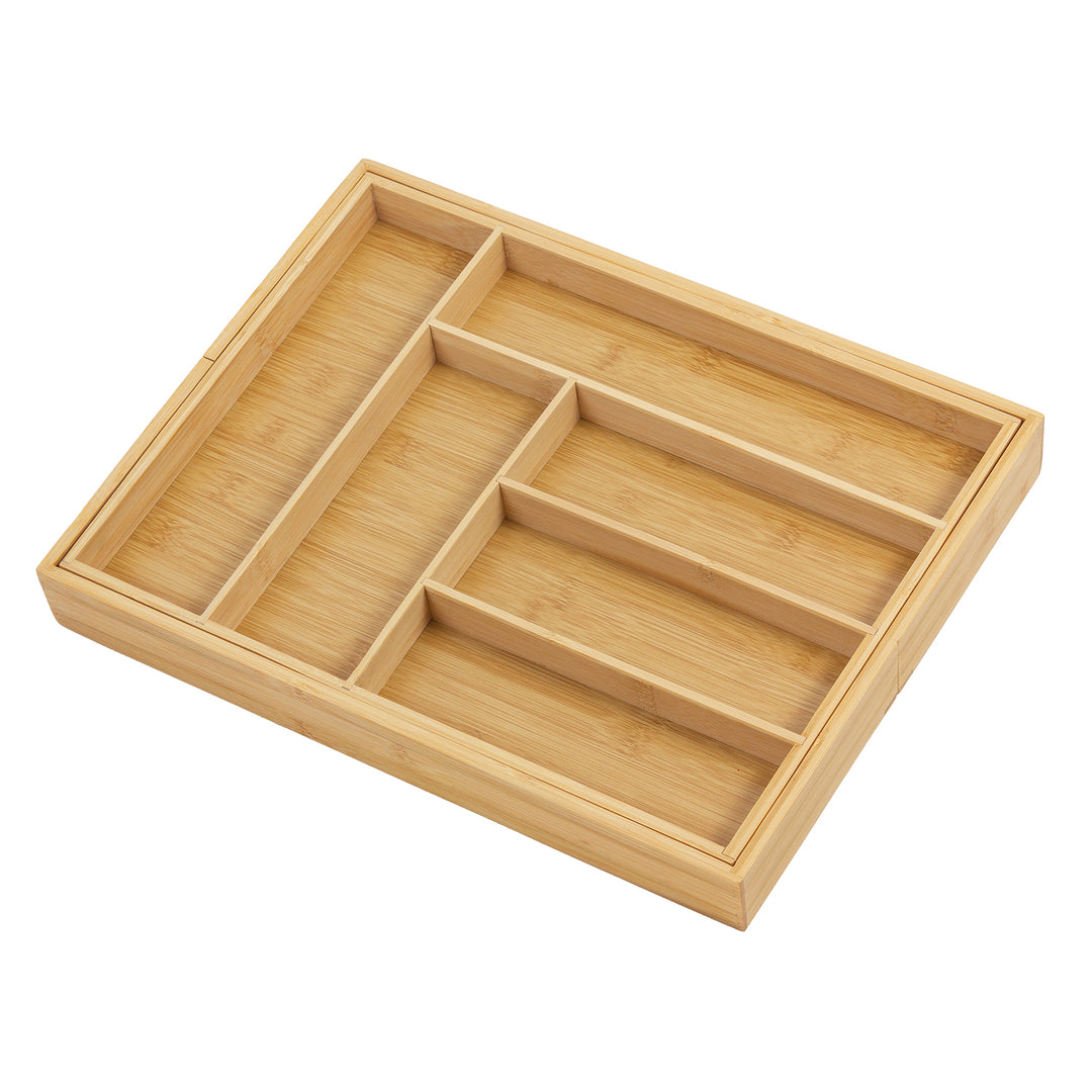 GreenBlue ausziehbarer Bambus-Besteckhalter, 325-500x430x45mm, GB379
