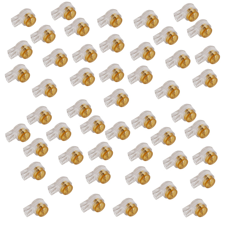 50x Gel-Telefon-Schnellverbinder zum schnellen Anschluss von 2 Kabelleitern von 0,2 bis 0,65 mm