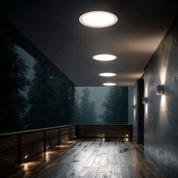 Maclean LED-Deckenpaneel, bündig montiert SLIM, 18W, Neutralweiß 4000K, 170*26mm, 1900 lm, MCE372 R