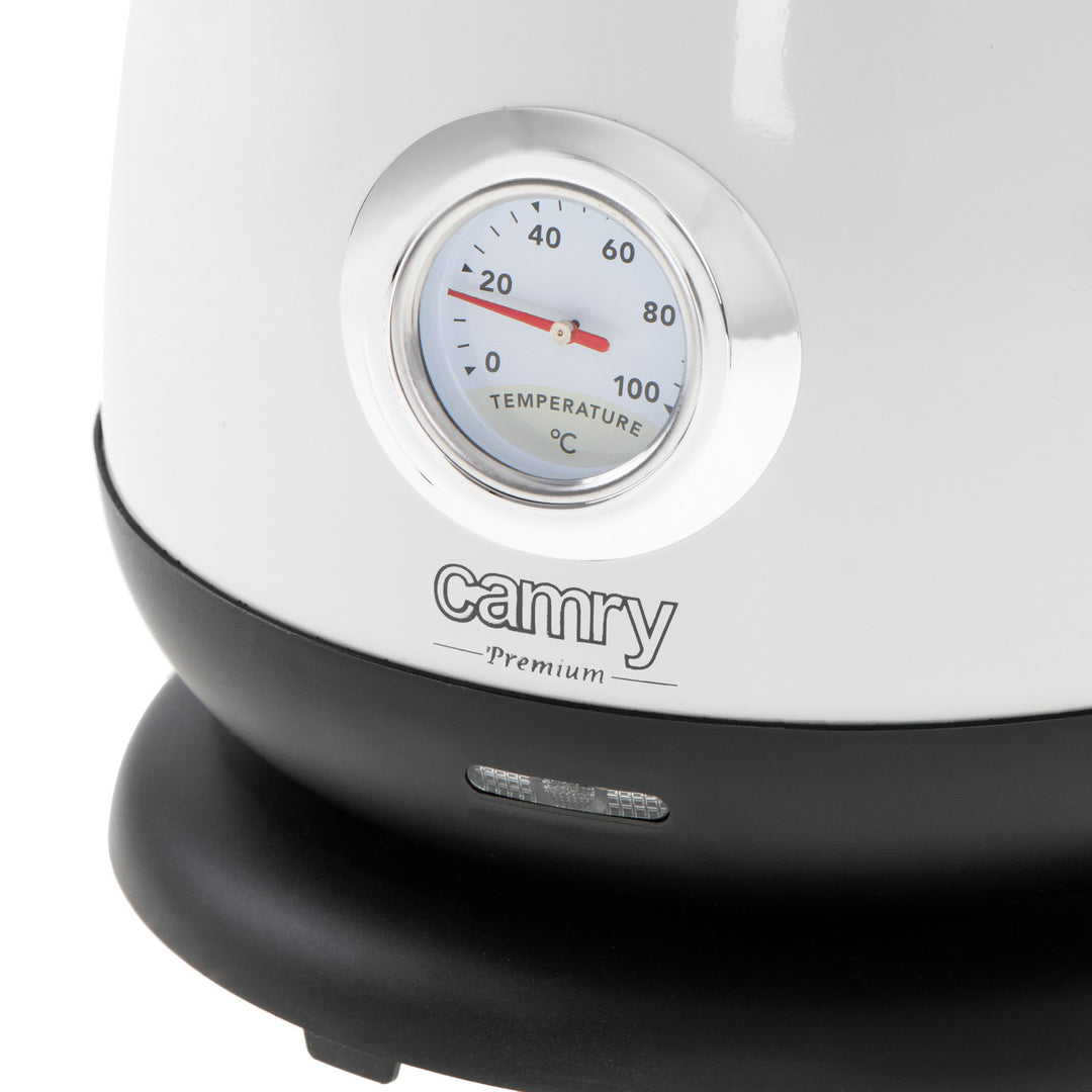 Camry elektrischer Wasserkocher, kabellos, mit Thermometer, 1.7L, 2200W, CR 1344