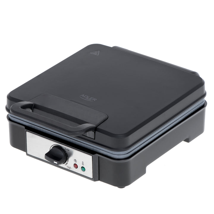 Waffeleisen Adler, für 4 Waffeln, Temperaturregelung, 1800W, AD 3049
