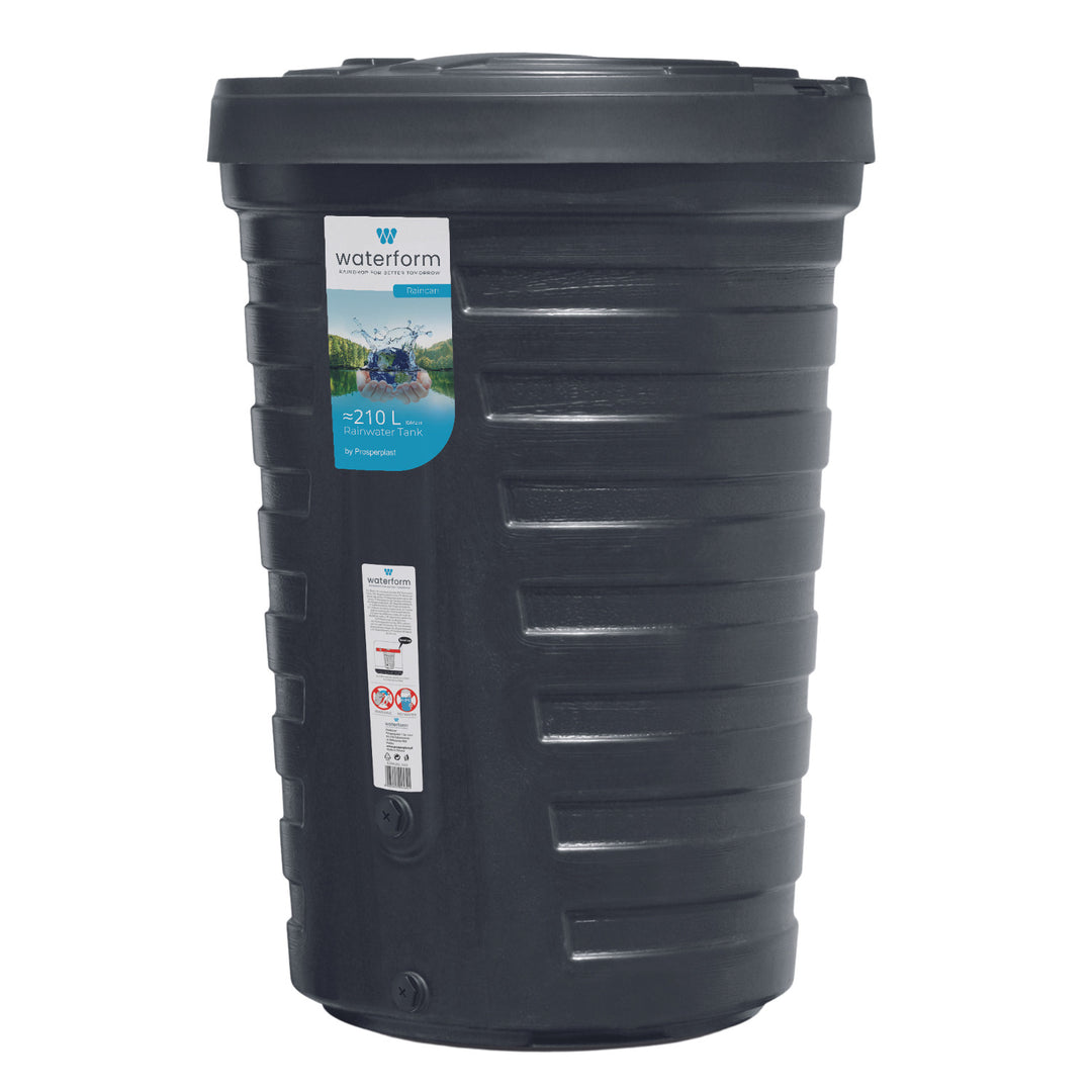 Raincan Regenwassertank - schwarz 210 l. IDRA210-S411 Prosperplast
