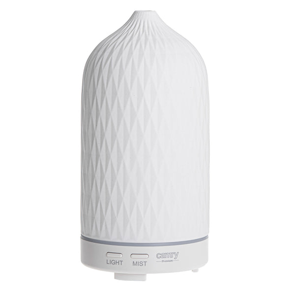 Camry CR 7970 Ultraschall-Aromadiffusor 3in1, 3 Funktionen: Aromatherapie, Schonende Befeuchtung, Stimmungslampen,Ultraschallfrequenz: 2,4MHz, Fassungsvermögen: 100ml, Befeuchtungsleistung: 20-30ml/h