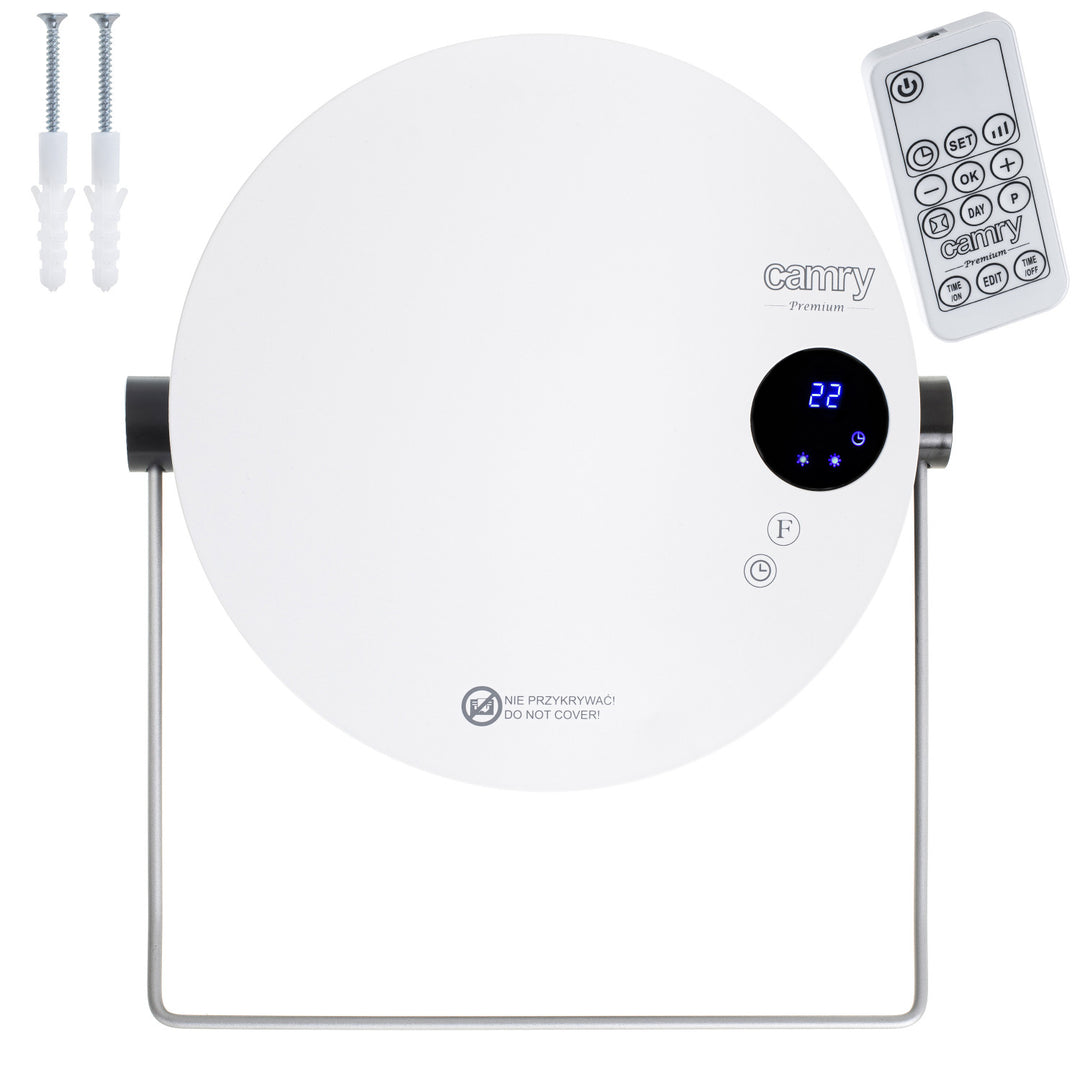 Camry Badheizkörper, Leistung 2000W, 2 Heizstufen, LCD-Display, Fernbedienung, CR 7747