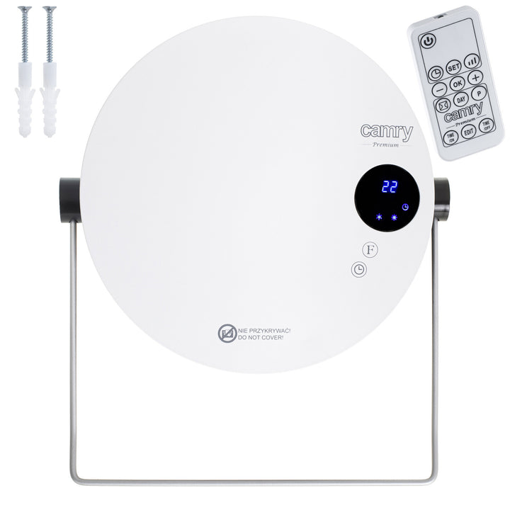 Camry Badheizkörper, Leistung 2000W, 2 Heizstufen, LCD-Display, Fernbedienung, CR 7747