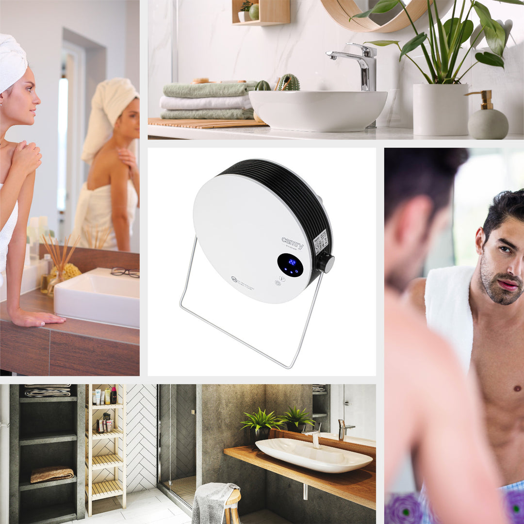 Camry Badheizkörper, Leistung 2000W, 2 Heizstufen, LCD-Display, Fernbedienung, CR 7747