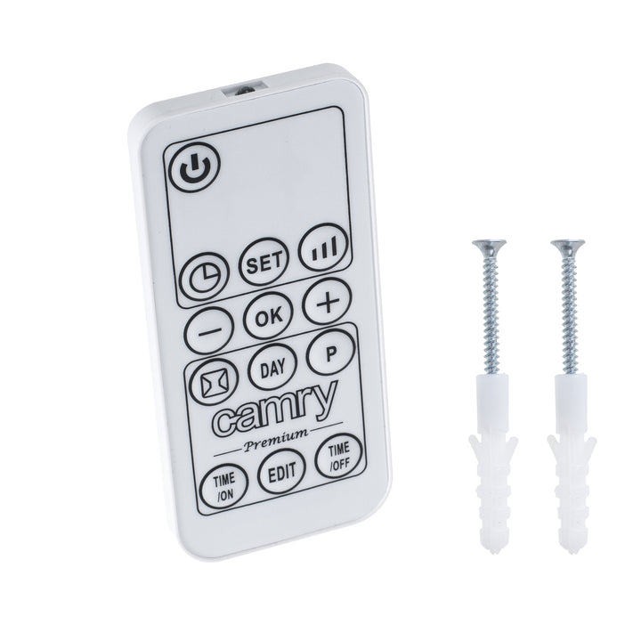 Camry Badheizkörper, Leistung 2000W, 2 Heizstufen, LCD-Display, Fernbedienung, CR 7747