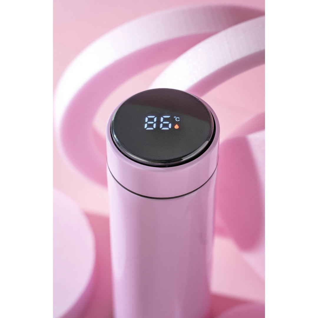 Adler Thermoskanne, LED-Touchdisplay, Fassungsvermögen 473 ml, Farbe Rosa, AD 4506