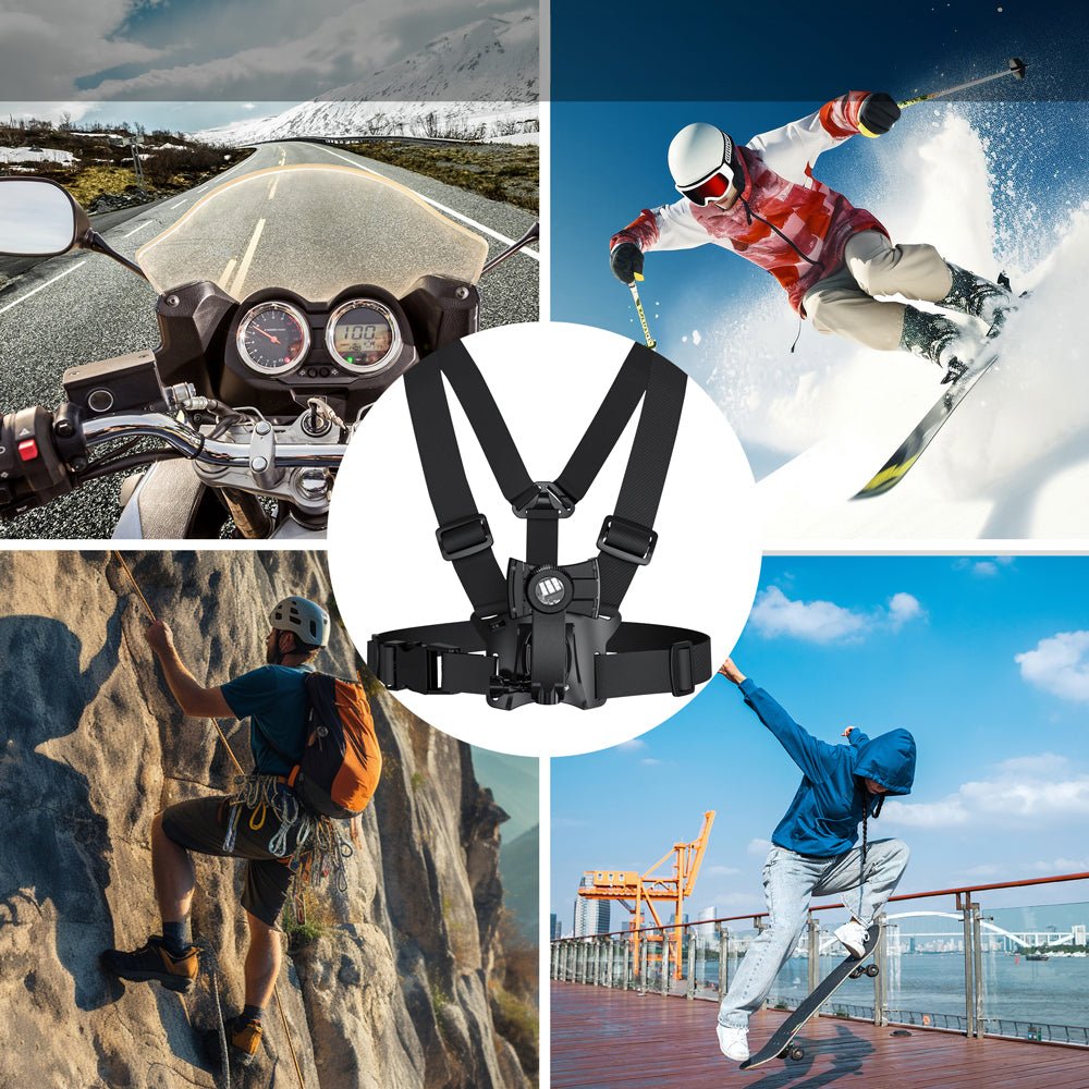 Maclean Sports Phone Harness, universal, für Handy, Kamera, GoPro und andere Kameras, schwenkbare Halterung, MC-294