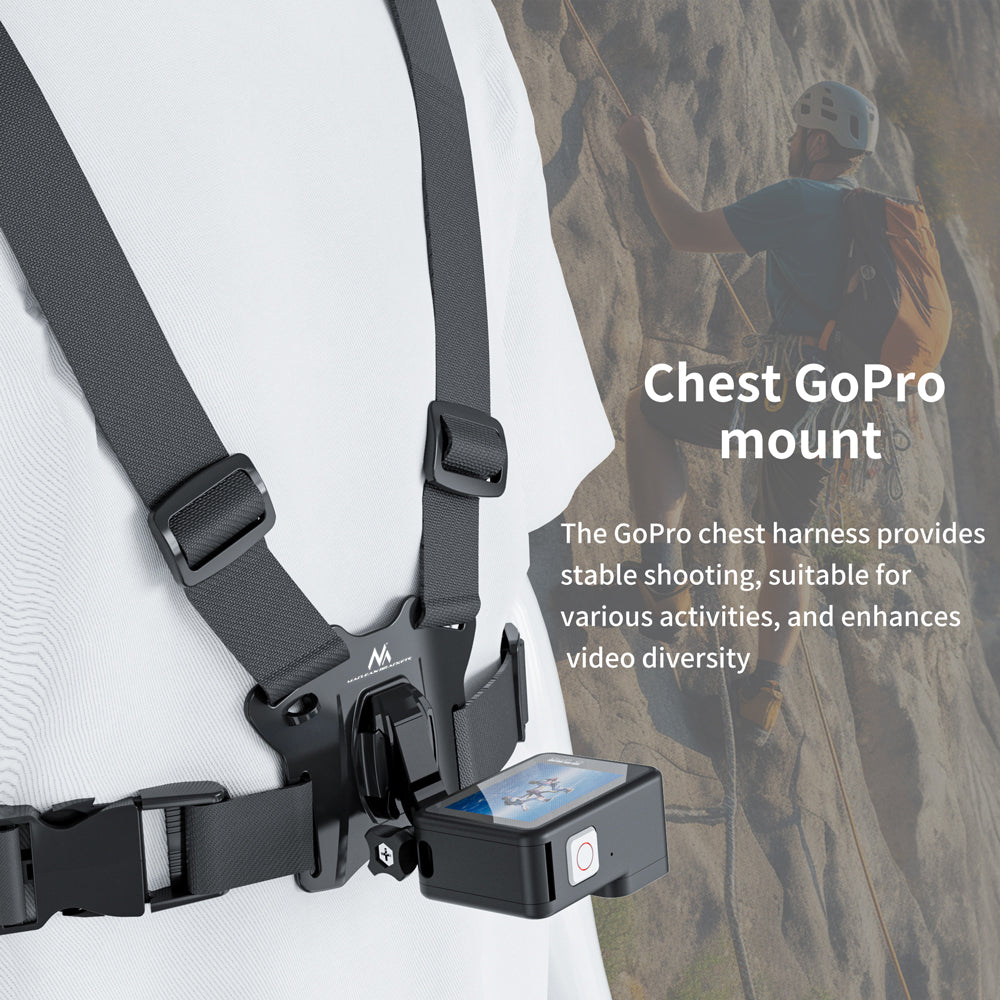 Maclean Sports Phone Harness, universal, für Handy, Kamera, GoPro und andere Kameras, schwenkbare Halterung, MC-294